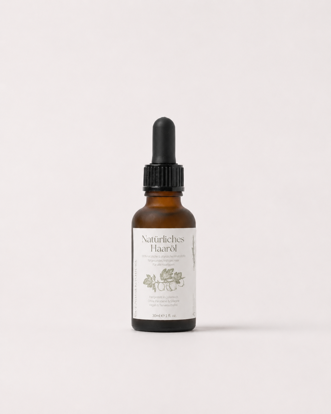 Natural hair growth oil with rosemary